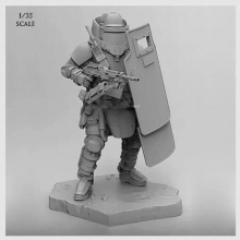 1/35 resin resin avant-garde heavy shield commando T35002 requires manual coloring of the