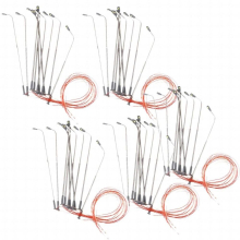 50pcs Pre-Wired Model Lighting Lamp Street Lights for Highway Railway Buildings Scenery HO OO Scale Diorama or Layouts