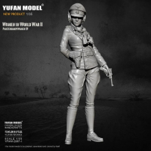 1/35 Yufan Resin Model Tank soldier beauty self-assembled YFWW-2067-1