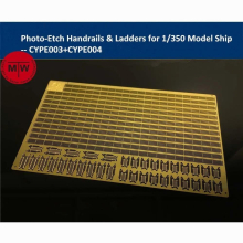 Photo-Etched PE Handrail & Ladder for 1/350 Scale Model Kit (2pcs/set)