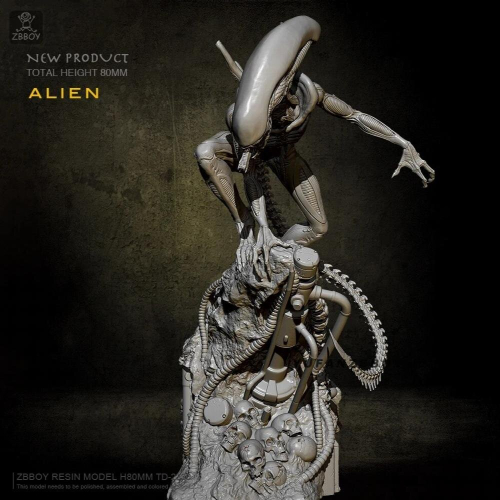 80MM Resin kits Alien self-assembled TD-2330 1