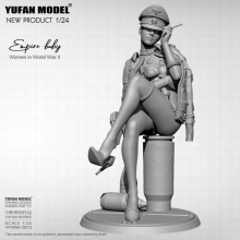 1/24 Yufan Model beauty DIY toy self-assembled YFWW-2073