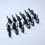 12-24pcs/lot Model Trains HO Coupler Hook 1/87 Ratio HO Train Coupler Modified Universal Train Hook Accessories 4