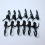 12-24pcs/lot Model Trains HO Coupler Hook 1/87 Ratio HO Train Coupler Modified Universal Train Hook Accessories 5