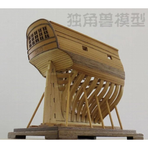 Scale 1/128 Royal Navy DRUID section kits Series 1 : section Tail wood 2