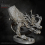 95MM Resin kits Samurai Dragon self-assembed TD-2374 5
