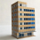 2pcs/lot Architecture Model N Scale Building For N Train Layout 4