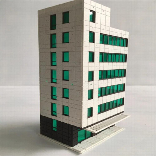 2pcs/lot Architecture Model N Scale Building For N Train Layout 1
