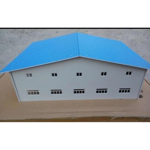 1/87 Model ho scale train garage architectural material 2