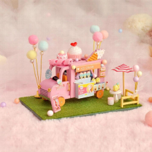 Handcraft Dollhouse Mini LED Light 3D Puzzles Room Birthday Gift