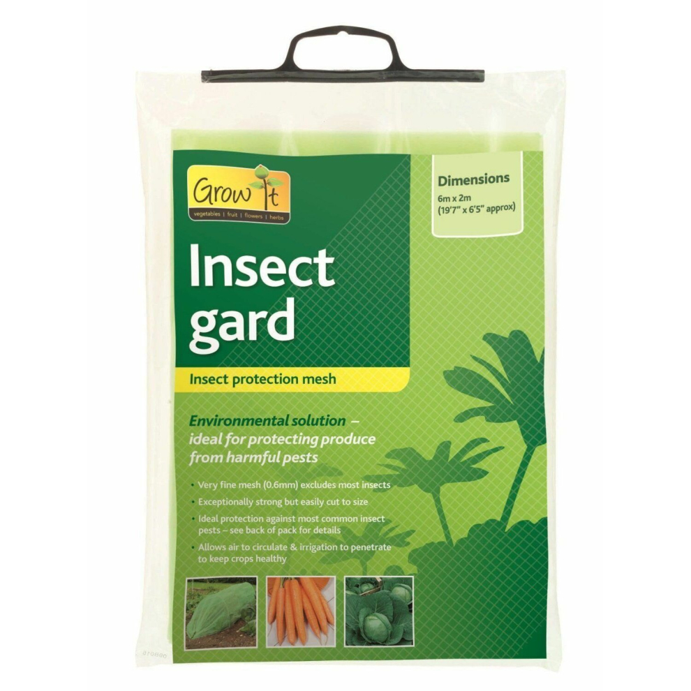 Aronz New Insect Mesh Netting Garden Crop Veg Protection 6M X 2M Wide By Gardman