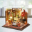 Modern Doll House LED Light Wood Creative Building 3D Puzzles 4