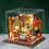 Modern Doll House LED Light Wood Creative Building 3D Puzzles 5