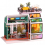 Handcraft Dollhouse LED Light Modern Conservatory Self-assembly for 6