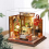Modern Doll House LED Light Wood Creative Building 3D Puzzles 2