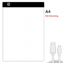 A4 Electronic Drawing Board Stepless 3-level Dimming Painting Digital Tablet LED Light Writing Lightpad Toys for children