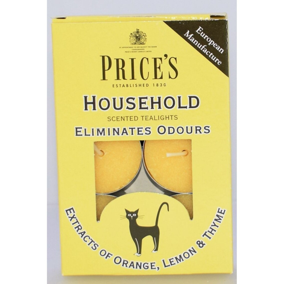 Price's Chefs Candle in Tin Eliminates Cooking Cooks Kitchen Odou
