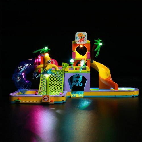 LED Light Kit for 41720 Water Park RT Building Kit (NOT Include the Model)