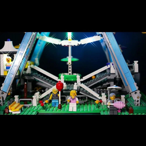 LED Light Kit For Creative Ferris Wheel 10247 (NOT Include The Model) 2