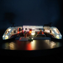 LED Light Kit For 60051 and 02010 High-speed Passenger Train Remote-control Trucks Not Include Model
