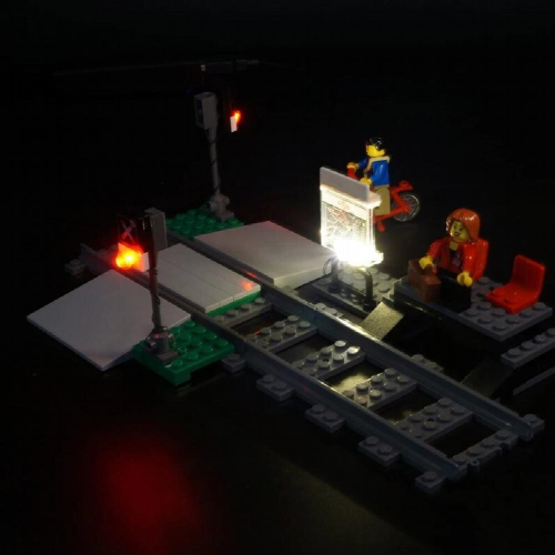 LED Light Kit For 60051 and 02010 High-speed Passenger Train Remote-control Trucks Not Include Model 2