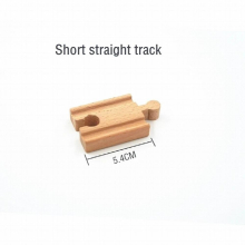 Wooden Race Track Toy Railway Accessories Bulk Straight Bridge Train Set Slot Toys Expansion Education Activities for Kids