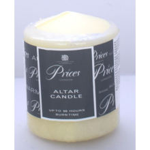 Thick Round White Classic Church Pillar Table Candles Long Burn Time