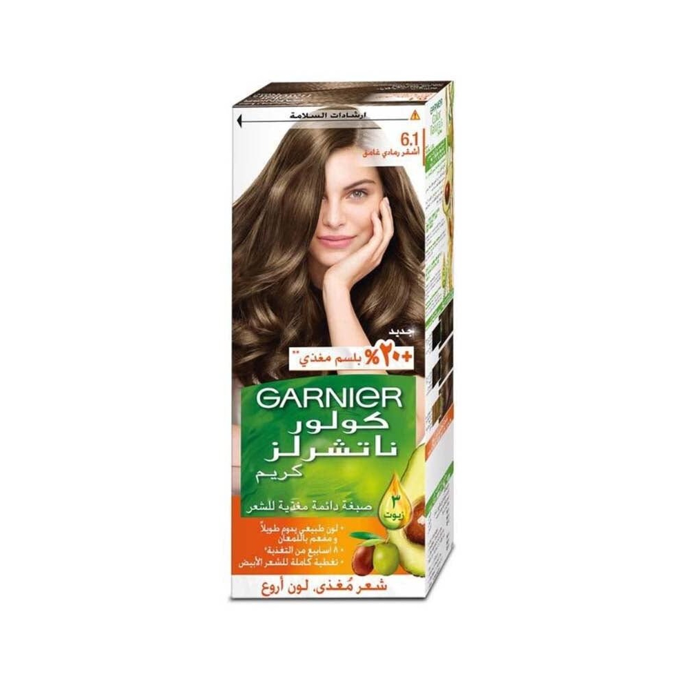 Garnier Hair Treatment and Hair Mask Naturals Creme Hair Colour 6.1 Dark Ash Blonde