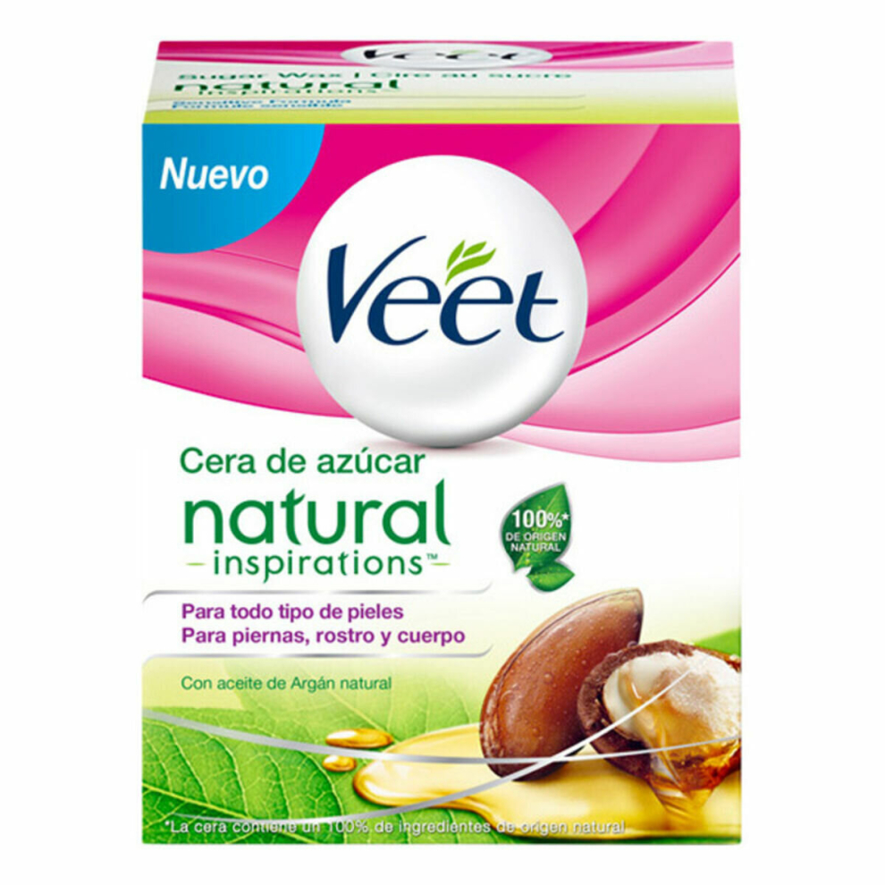 Veet Body Hair Removal Cream Cera Tibia Natural Argan Oil Sugar 250 Ml