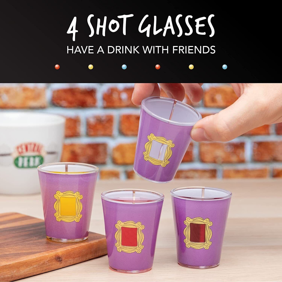 Friends Shot Glasses Set Of 4 Monica's Photo Frame - Official Merchandise