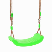 Swing Seat Board No Slip Plastic Swing Set Easy Install Swing Set with Rope Maximum Load 86kg for Boys Girls for Outdoor Garden