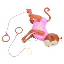 Rope Climbing Monkey Plaything Pulling Toy Plastic Toys Toddler Puzzle Children Gift Manual