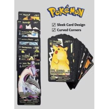 Pokemon Cards Black Set (55 pcs), Pokemon cards - Including Vmax Rares V Series GX EX Rares Charizard Common Cards
