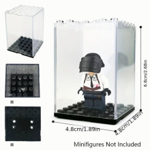 1pc Dust-proof transparent cover character display box building block toys, toy collection box