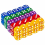 50Pack 14MM Translucent&Solid 6-Sided Game Dice for Board Games,Activity,Casino Theme,Teaching Math 1