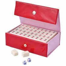 Mahjong Game Set Mah Jongg Set Includes 144 Mahjong Tiles Complete Mahjongg Board Games Classic Majiang Game Set For Adults