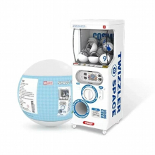 Mini máquina de Gashapon Máquina de venda automática Pequeno manual Shake Puzzle Toys jogar o ovo twister em casa crianças Aniversário