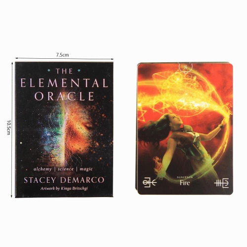 The Elemental Oracle Fortune Telling Game Divination Tools For All Skill Levels Travel Version Pocket Size 2