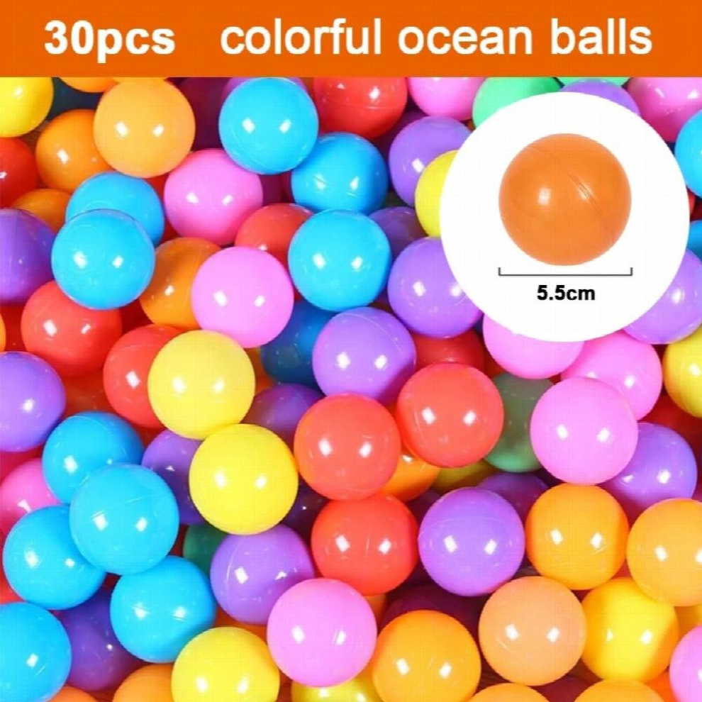 Ball Pit Balls 25-200pcs for Kids Plastic Pit 5/7cm Crush Proof Play BPA Non-Toxic Bright Ocean With Reusable Net Bag