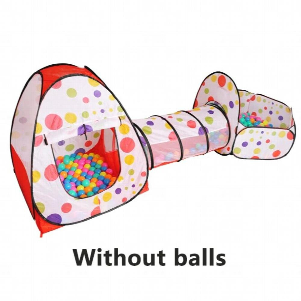 3 In 1 Children Ball Pool Baby Ballon Playpen Portable Kids Tent Ball Pit Crawling Tunnel Kid Playground Yard Rooom Pool Gift