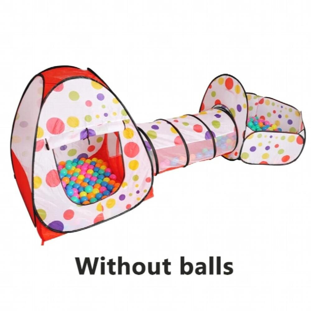 3 In 1 Children Ball Pool Baby Ballon Playpen Portable Kids Tent Ball Pit Crawling Tunnel Kid Playground Yard Rooom Pool Gift