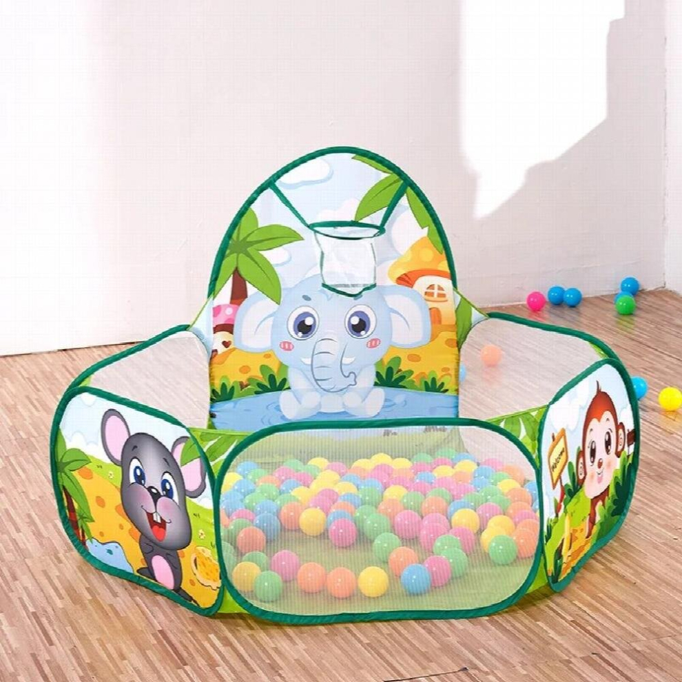 1.2M Ball Pool with Basket Children Toy Indoor Ocean Ball Pit Playpen Tent Outdoor Toys for Children Ballenbak