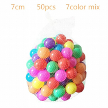 100/200pcs 5.5/7cm Ocean Balls For Playpen Balls Pool Baby Toys Soft Plastic Colorful Air Juggling Balls Fence Accessories