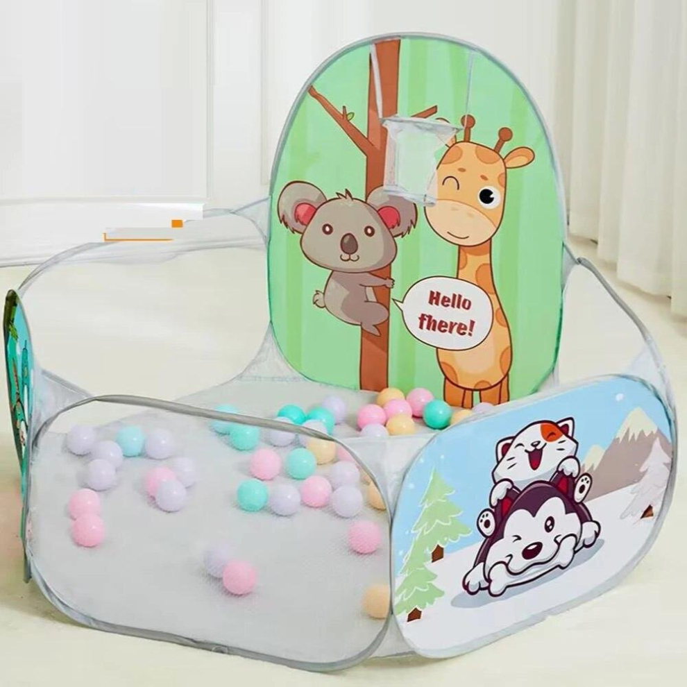 1.2M Ball Pool with Basket Children Toy Indoor Ocean Ball Pit Playpen Tent Outdoor Toys for Children Ballenbak