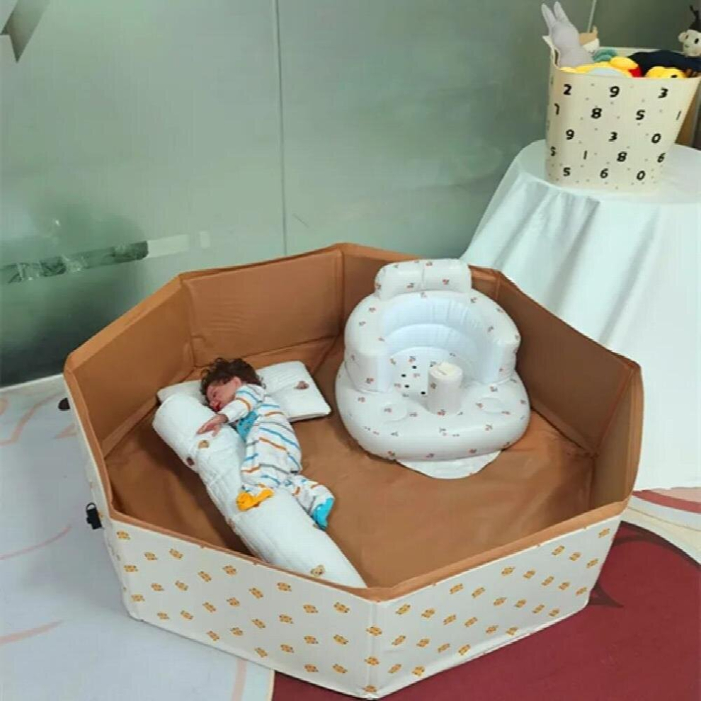 INS Baby Round Ocean Ball Pool Pit Indoor Playground Cartoon Toys Childrens Playpen Fence Kids Safety Barrier Room Decor