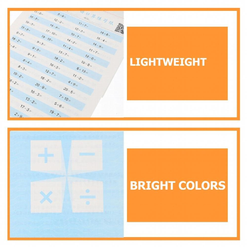 Exercise Math Book Kindergarten Workbook First Summer Answer Sheet Notebook Paper Year Student 2