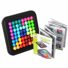 40 Challenges IQ 3D Puzzler Board Travel Game for Kids and Adults a Cognitive Skill-Building Brain Game Montessori Toys Kids