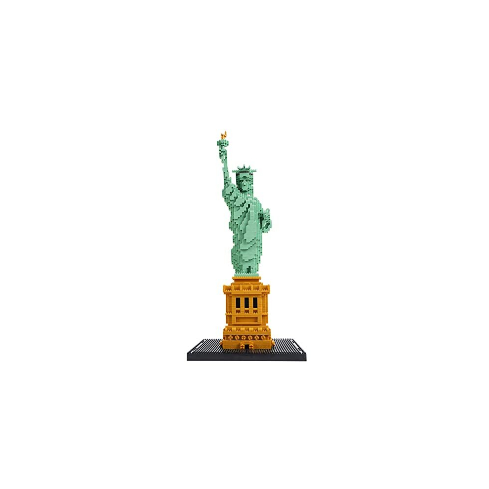 LULUFUN Statue of Liberty Model Building Block Sets,World Famous Architecture Mini Building Block, Educational Toys and Collection Sets,Toy Gifts for