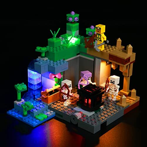 Led Light Kit for Lego Minecraft Skeleton Dungeon Led Lighting