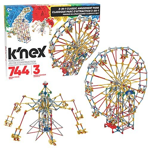 K'NEX 17035 Thrill Rides 3-in-1 Classic Amusement Park Building Set ...
